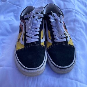 Vans sneakers big boy size 7